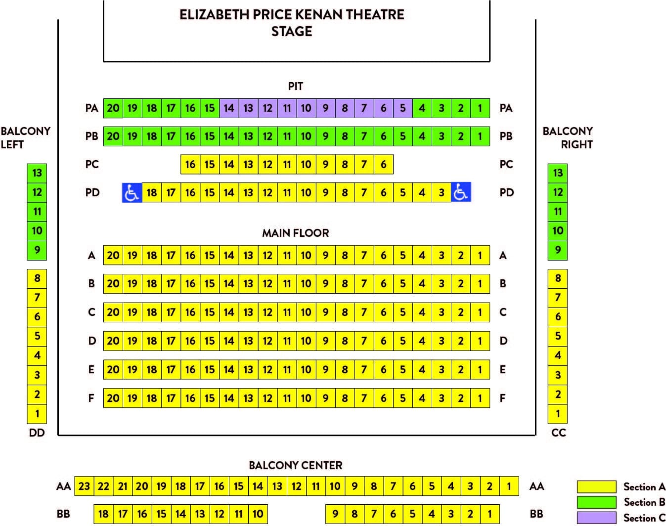 Unc Seating Chart