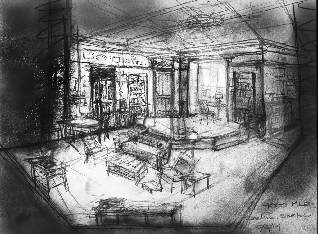 Neverland/Wendy's House: Scenic Design Sketch for PETER PA… | Flickr