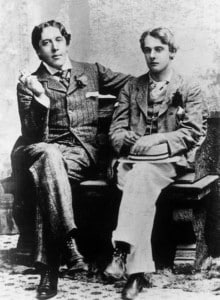 Oscar and Bosie at Oxford, probably taken in May 1893 when Douglas was in his last year and Wilde went up on a long visit. Photo by Gillman & Co.