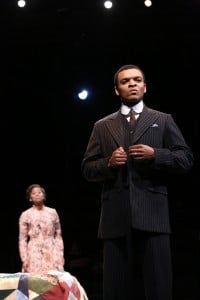 Myles Bullock and Rasool Jahan in Intimate Apparel. Photo by Huth Photo.