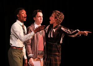 Imani Chabikuli, Andrew Bonomolo, Beth Siegling. (HuthPhoto)