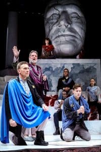 The cast of Julius Caesar at PlayMakers. By William Shakespeare. Directed by Andrew Borba. HuthPhoto