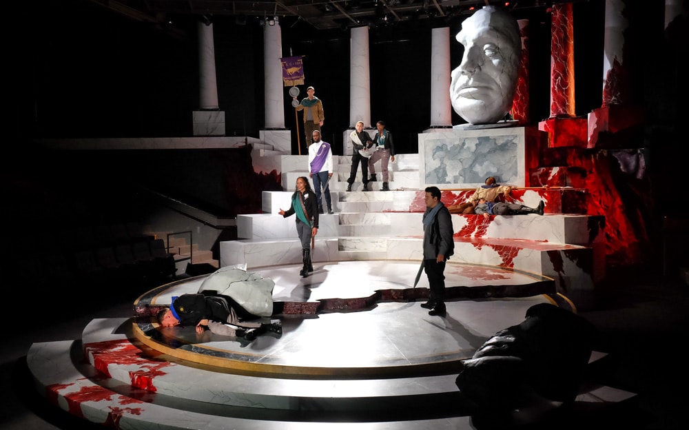 Caesar_dead-Brutus | PlayMakers Repertory Company