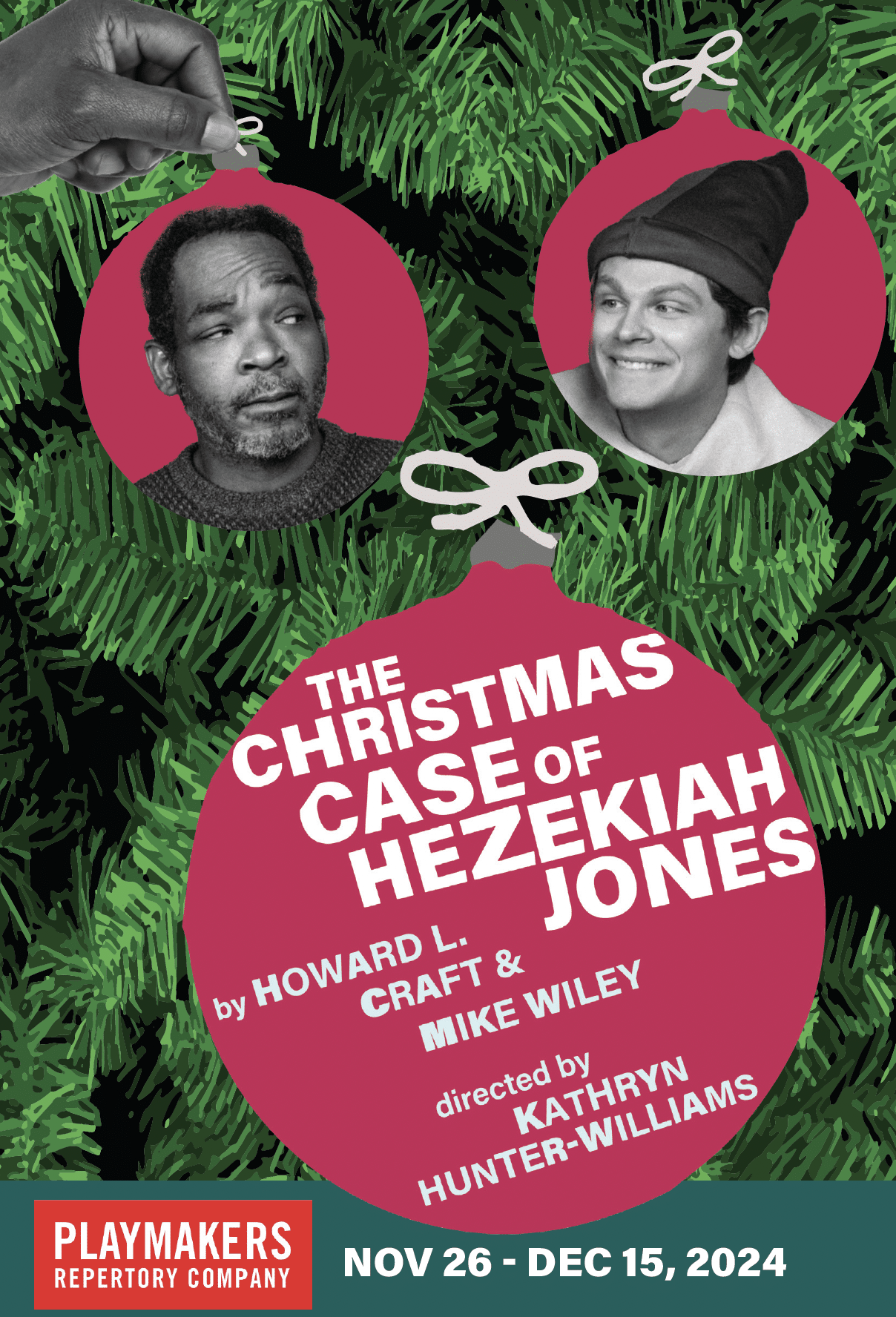 Playbill for The Christmas Case of Hezekiah Jones | PlayMakers 